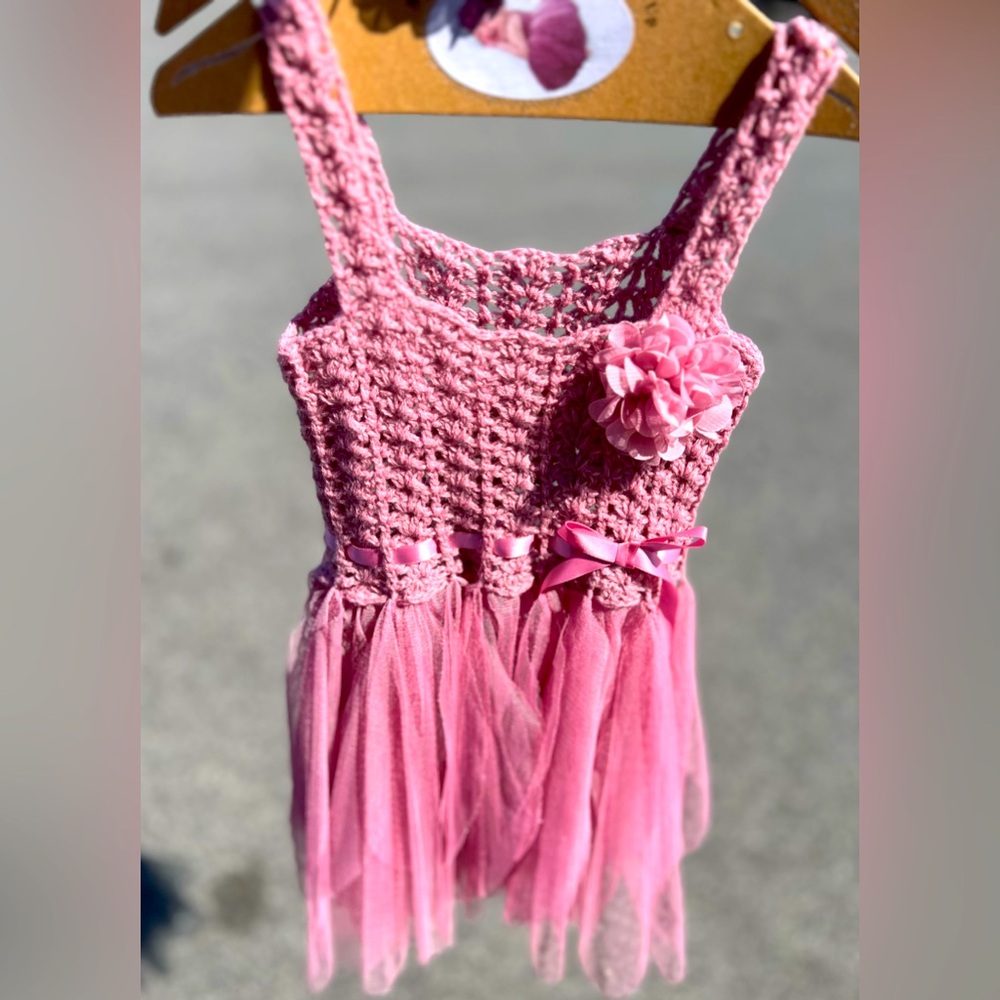 Elly & Emmy Outfit My First Dress Up 2 Piece Set. Sz 6-12 Months. Pink. New.